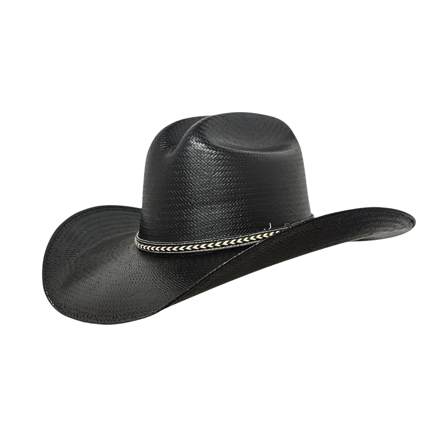 Western Backroads Black Hat – Lightweight and Durable Straw Cowboy Hat for Ranch and Rodeo