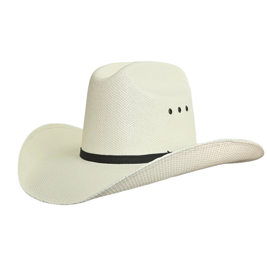 Best Bangora Straw cowboy hat – Yellowstone Ivory, a stylish and ventilated summer hat for ranchers, country music fans, and rodeo enthusiasts