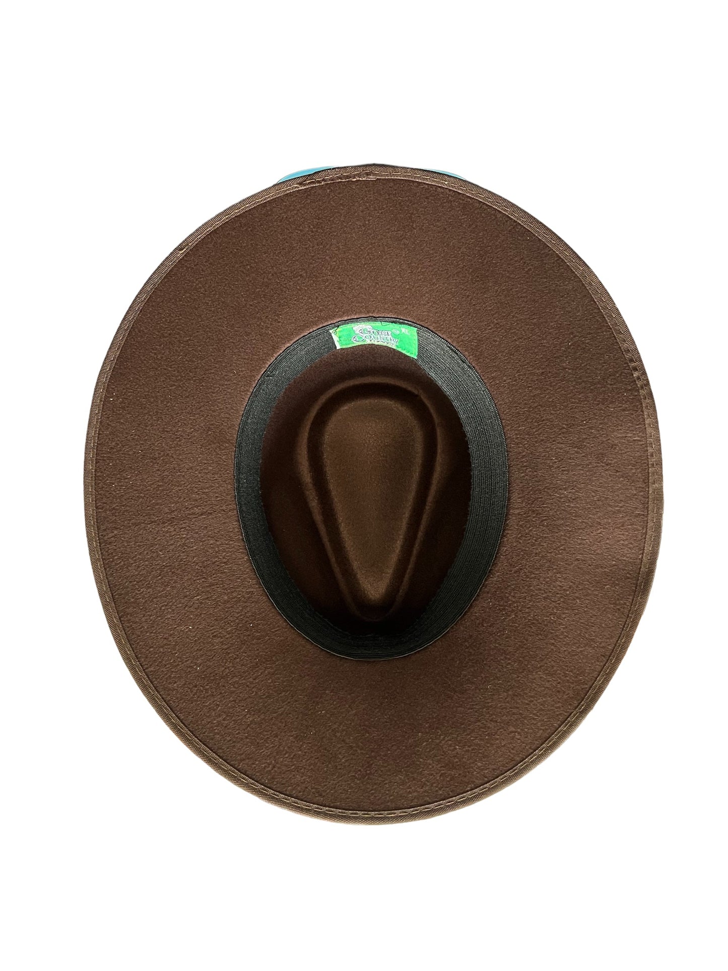 Best Flat Brim cowboy hat – Brown Cotton rancher hat with a structured wide brim, great for country music festivals and outdoor adventures