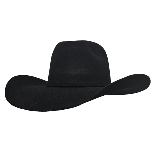 Black Cowboy Hat for Sale – Wool Cashmere Western Hat with Classic Rancher Style