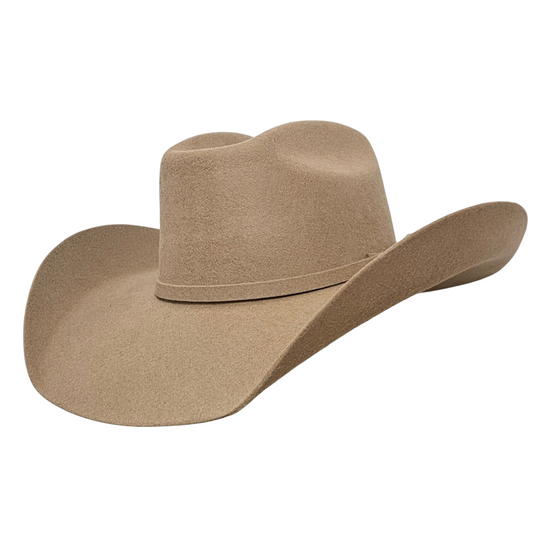 Authentic Cody Chestnut Wool Cashmere Hat – Classic Western Cowboy Hat for Men & Women