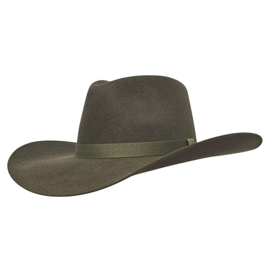 Durango Olive Wool Rancher Hat – Premium Western Cowboy Hat for Rodeo & Country Fashion