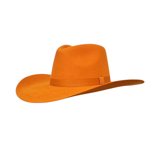 Durango Orange Wool Rancher Hat – Stylish Western Cowboy Hat for Rodeo & Country Fashion