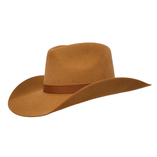 Durango Tobacco Wool Cowboy Hat – Classic Rancher Western Hat for Rodeo & Ranch Wear