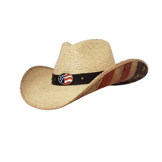 Best summer cowboy hat – Merica Natural palm straw hat for rodeo riders, country music fans, and Western wear lovers