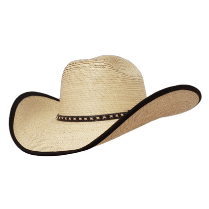 Ponderosa Natural Palm Cowboy Hat – Handwoven Western Hat with Classic Style