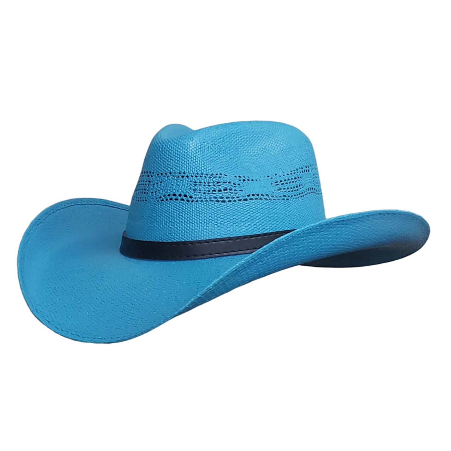 Lightweight Turquoise Bangora Hat – Perfect Western Hat for Country Concerts & Outdoor Events