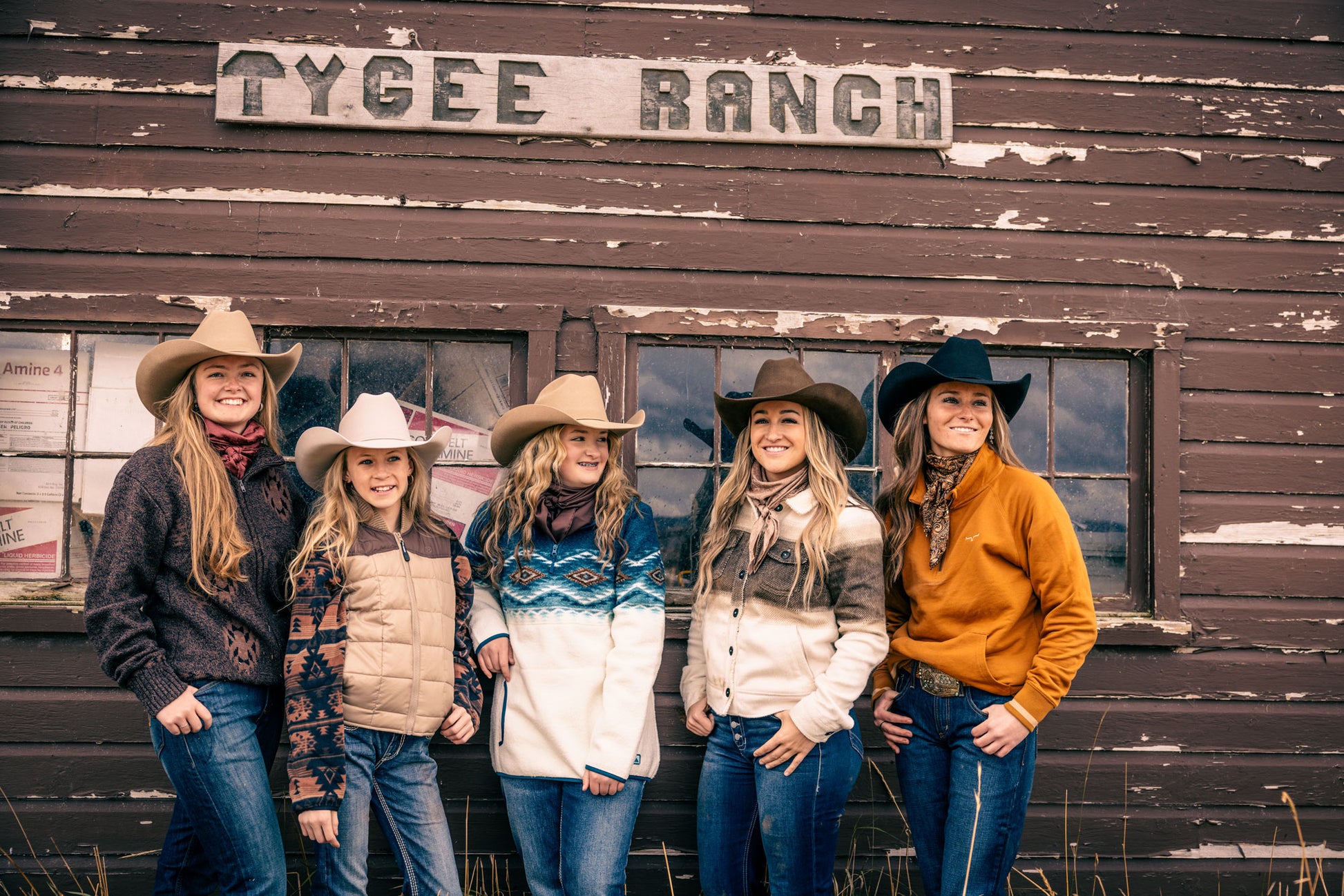 Group of Cowgirls in Western Hats – Strong and Stylish Women Embracing the Cowboy Lifestyle