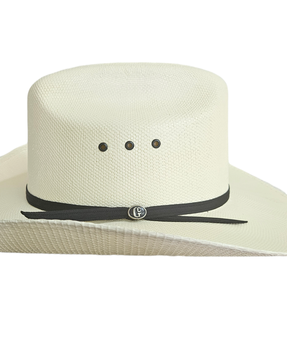 Yellowstone Western cowboy hat – durable Bangora Straw hat in ivory, designed for cowboys, country concerts, and outdoor adventures