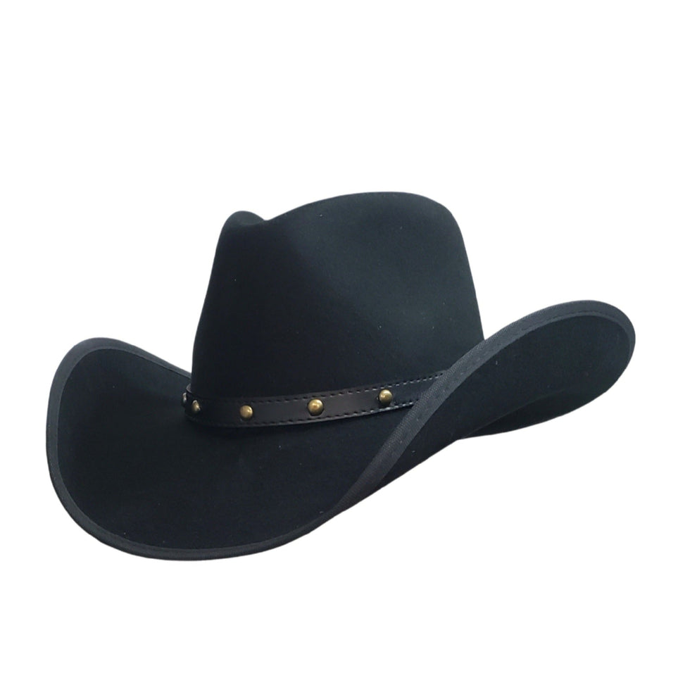 Stampede #1 Black Felt Cowboy Hat (Renagade Series) – Gone Country Hats