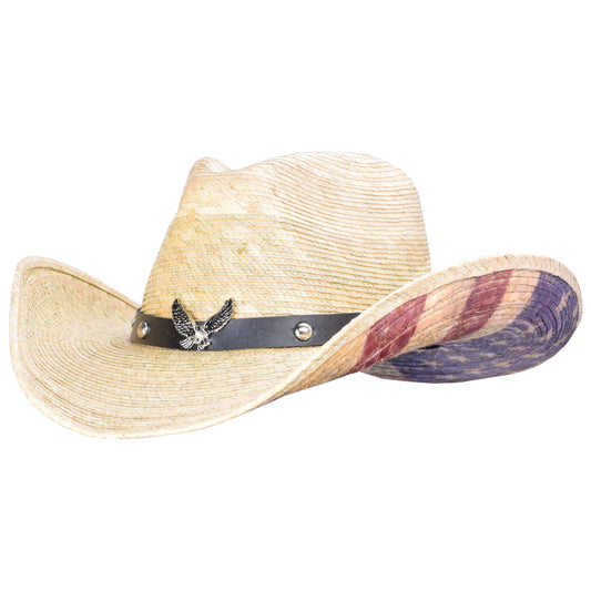 American Ride Natural Cowboy Hat – Classic Palm Hat for Western, Rodeo, and Country Lifestyle