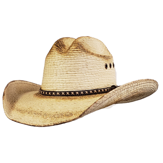 Backroads Natural Cowboy Hat – Classic Palm Hat with a Rugged Western Look