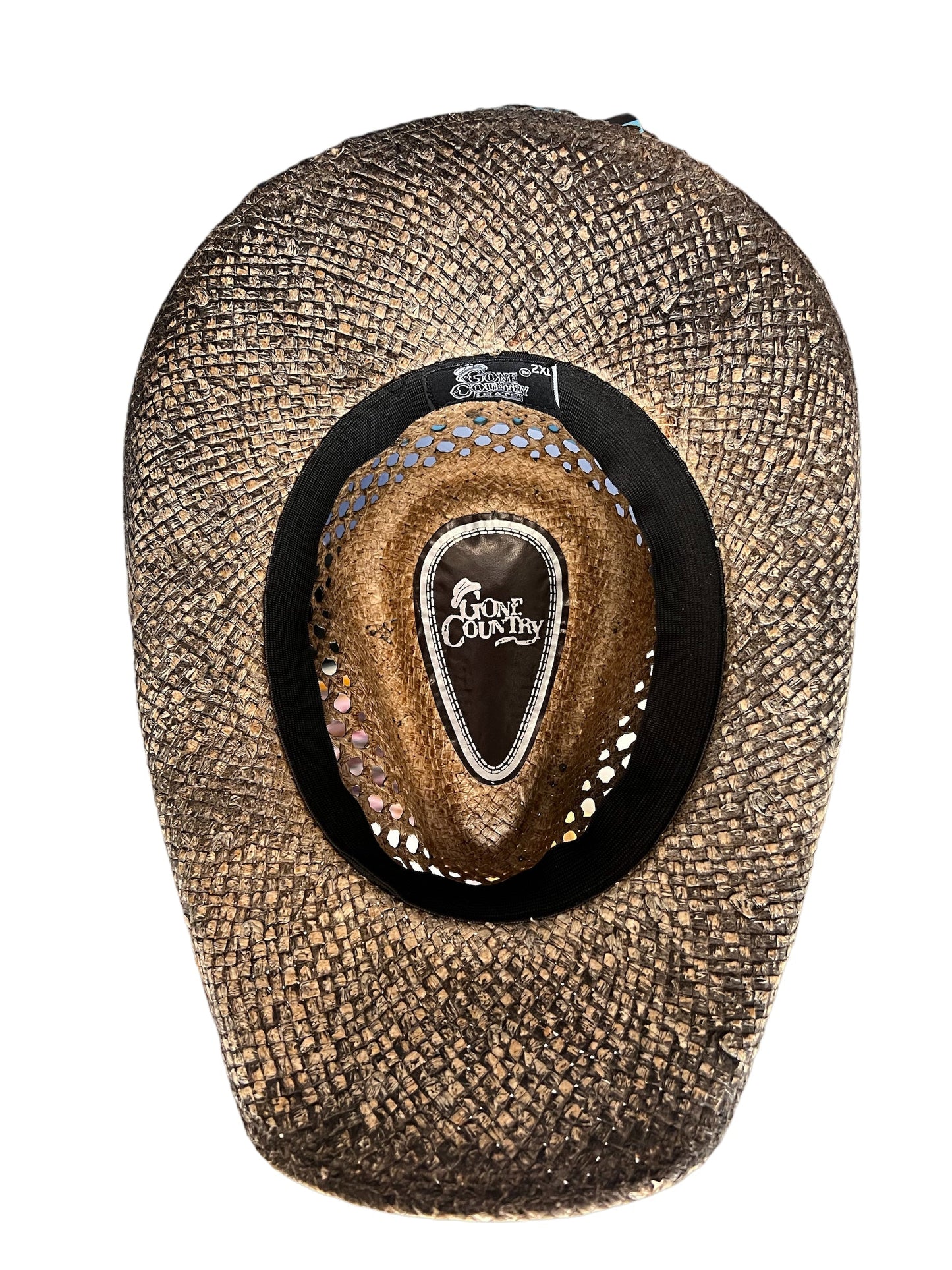 Premium Tombstone Brown Cowboy Hat – Stylish and Breathable Straw Nante Hat for Western Enthusiasts