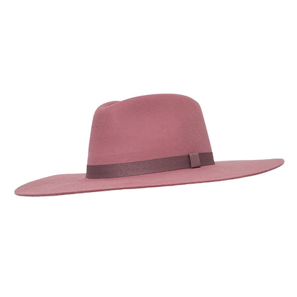 Drifter Mauve wool cashmere cowboy hat with a soft finish and classic Western style