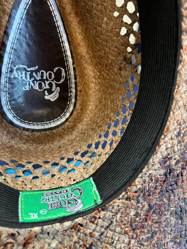 Premium Bender Brown Cowboy Hat – Handcrafted Straw Nante Hat for True Western Enthusiasts