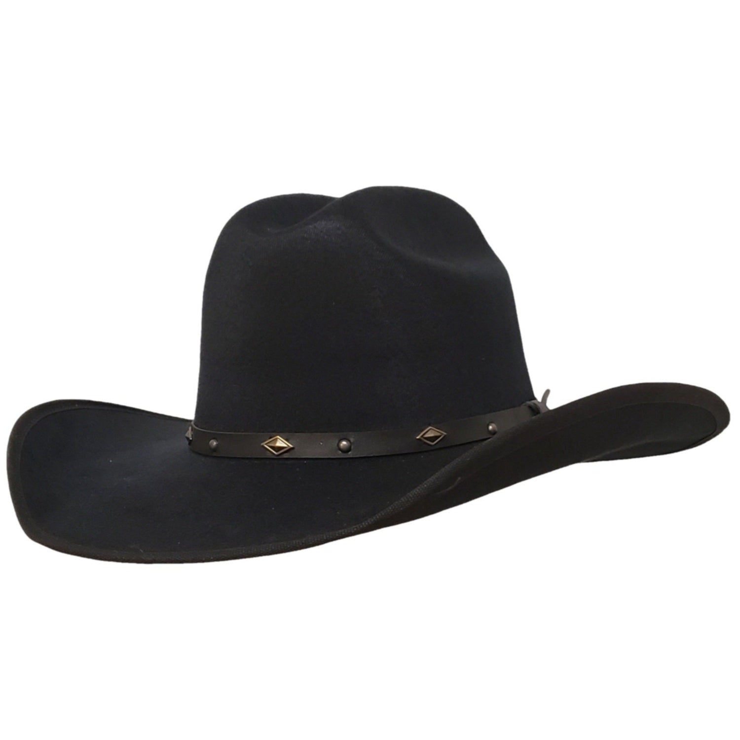 Yellowstone Black Cowboy Hat – Classic Cotton Western Hat for Rodeo & Ranching Lifestyle