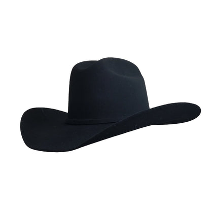 Western Yellowstone Black Cowboy Hat – High-Quality Wool Cashmere for Comfort and Durability